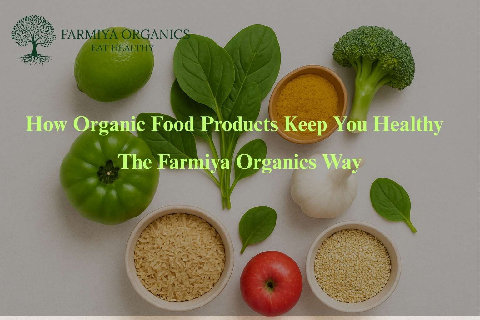 How Organic Food Products Keep You Healthy – The Farmiya Organics Way