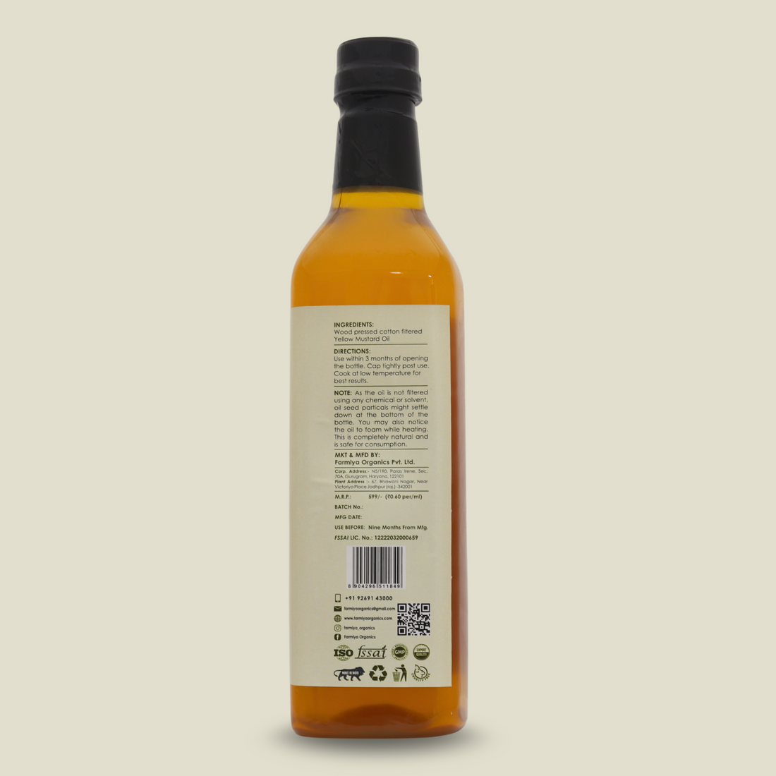 Yellow Mustard Oil