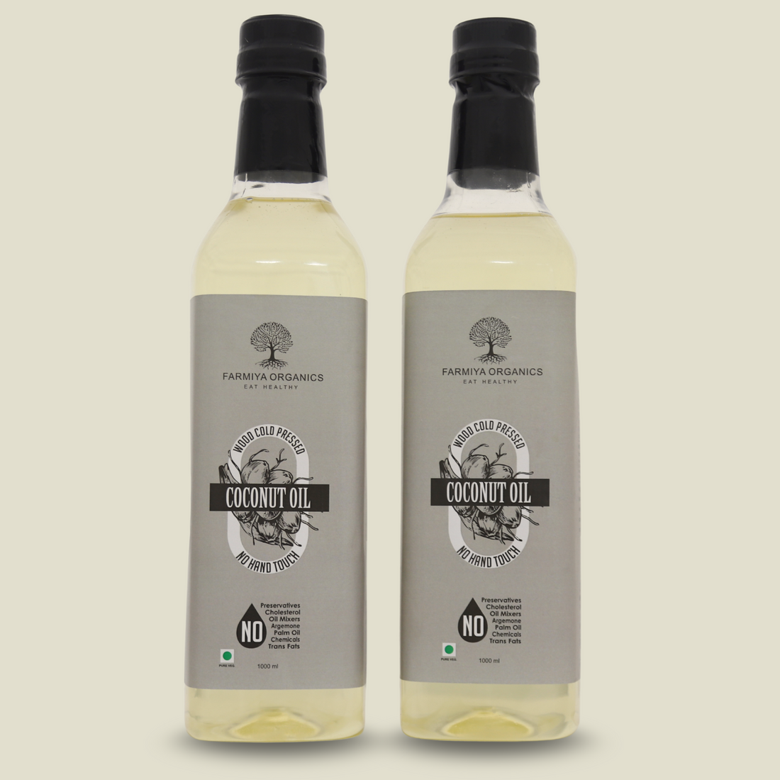 Coconut Oil 1 litre (Set Of 2)