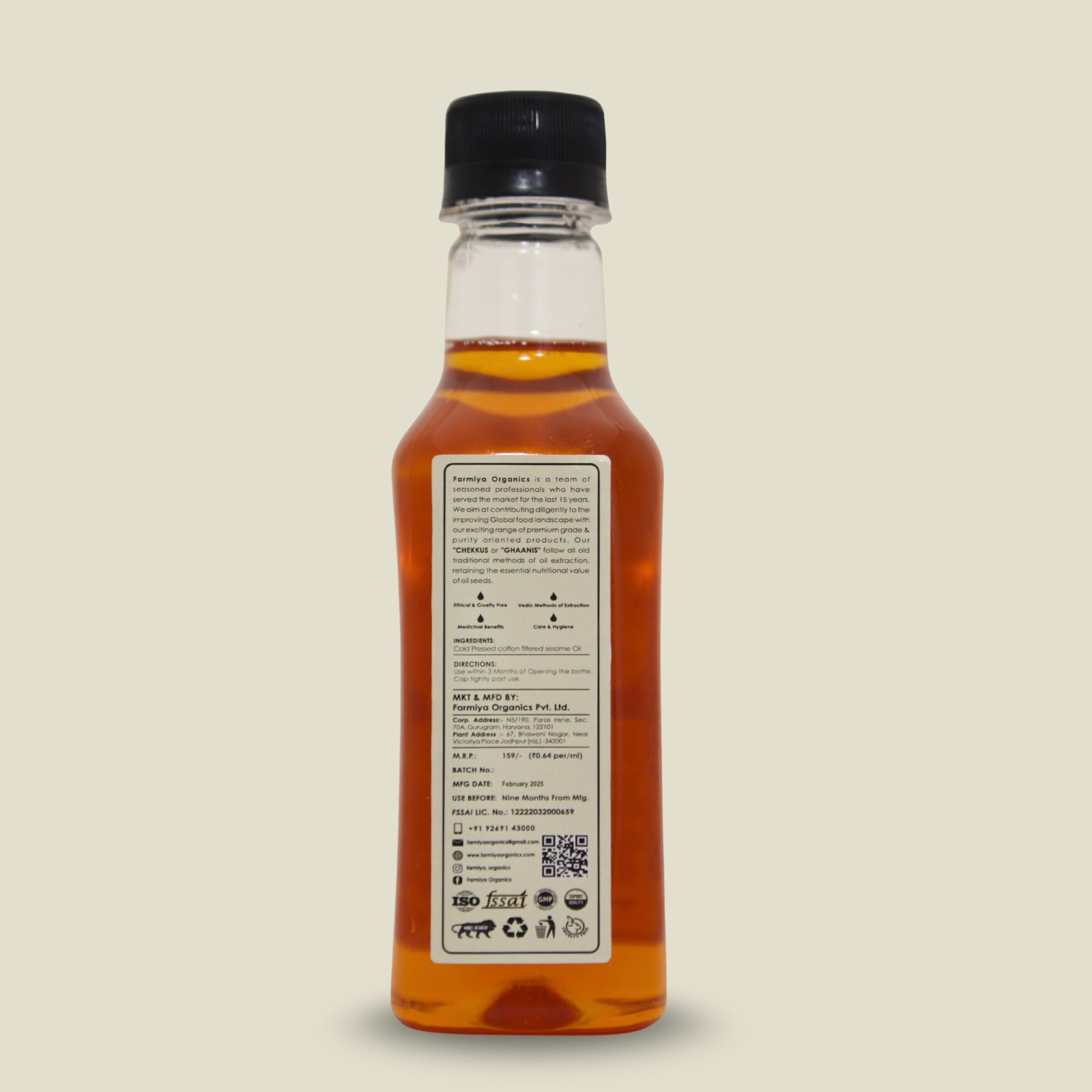 Sesame Oil (Set of 2 1000ml, 250ml)