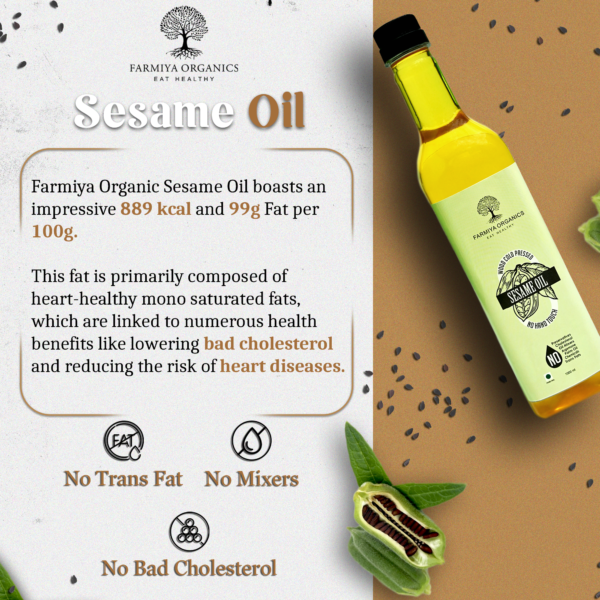 Farmiya Organics - Sesame oil